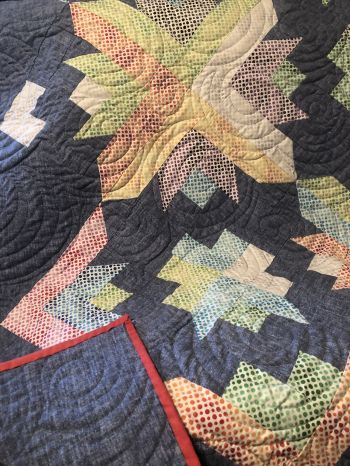 One of a kind quilts-denim backing