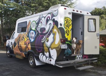 Our mobile spay/neuter van - The Nut Truck!