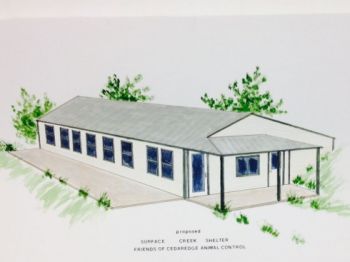 Sketch of the completed new building