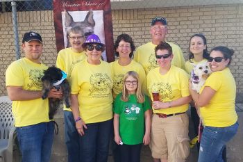 The rescue team at Schnautoberfest fundraiser