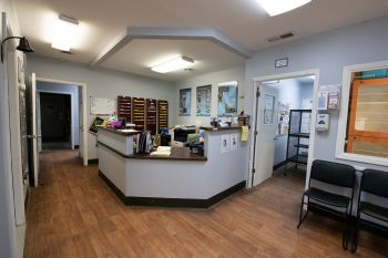 Warm and open front desk