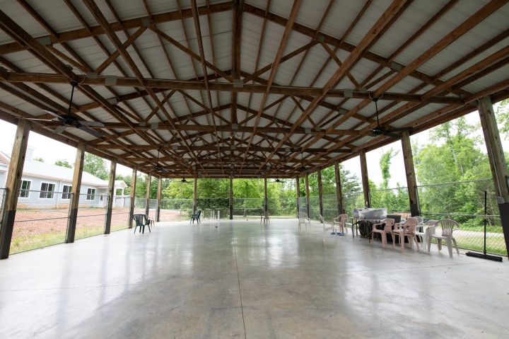 Our pavilion for canine meet & greets