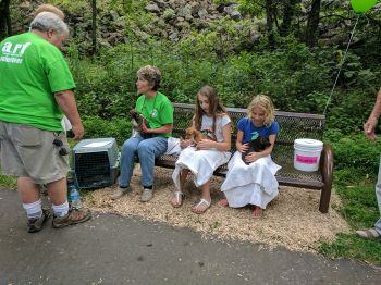 Dedication of benches to ARF volunteers