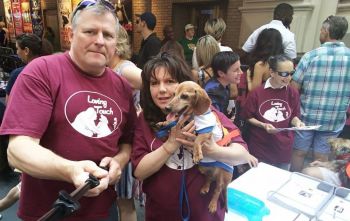 Paul, Doreen and Shorty @ Broadway Barks