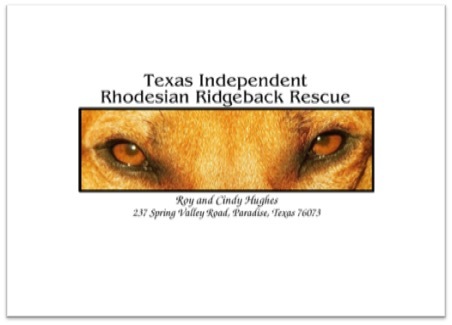 Texas Independent Rhodesian Ridgeback Rescue