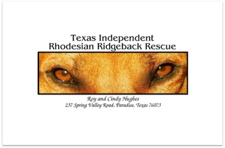 Texas Independent Rhodesian Ridgeback Rescue