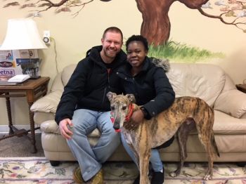 One of our many happy adoptions!