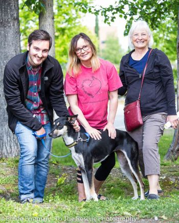 Carrie (Middle) with adopters