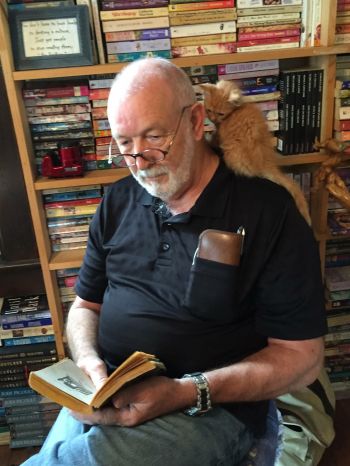 A day in the life of a bookstore foster. (James)