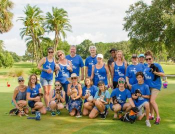 Putts for Mutts golf tournament 2018 volunteers