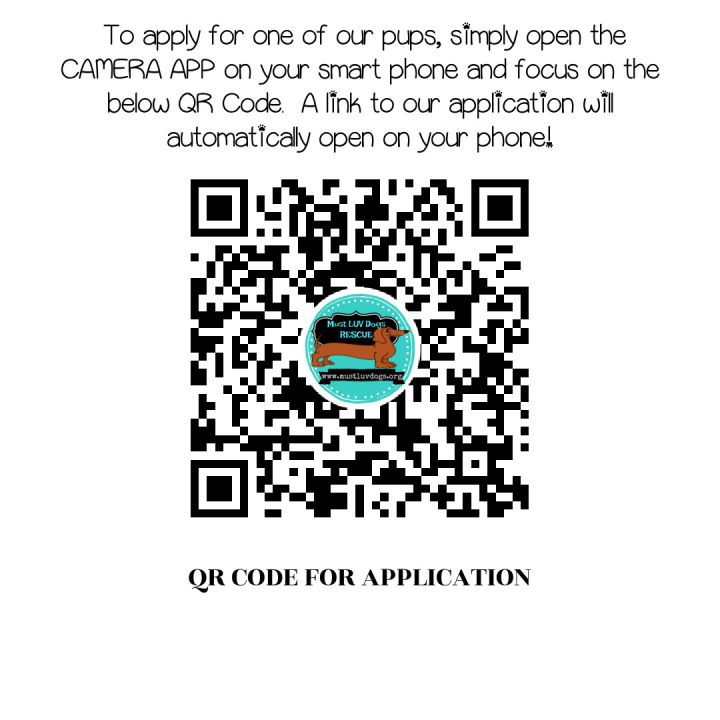 QR code for application