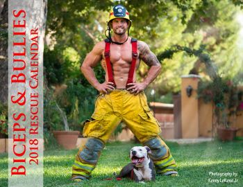 our 2018 Biceps and Bullies Rescue Calendar