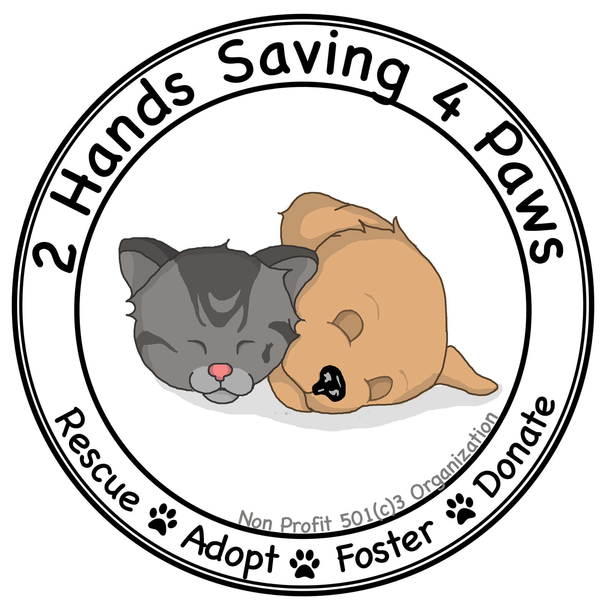 2 Hands Saving 4 Paws