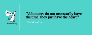 we depend on volunteers