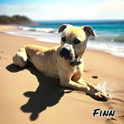 Finn, an adoptable American Staffordshire Terrier, Mixed Breed in Cumberland, MD, 21502 | Photo Image 3