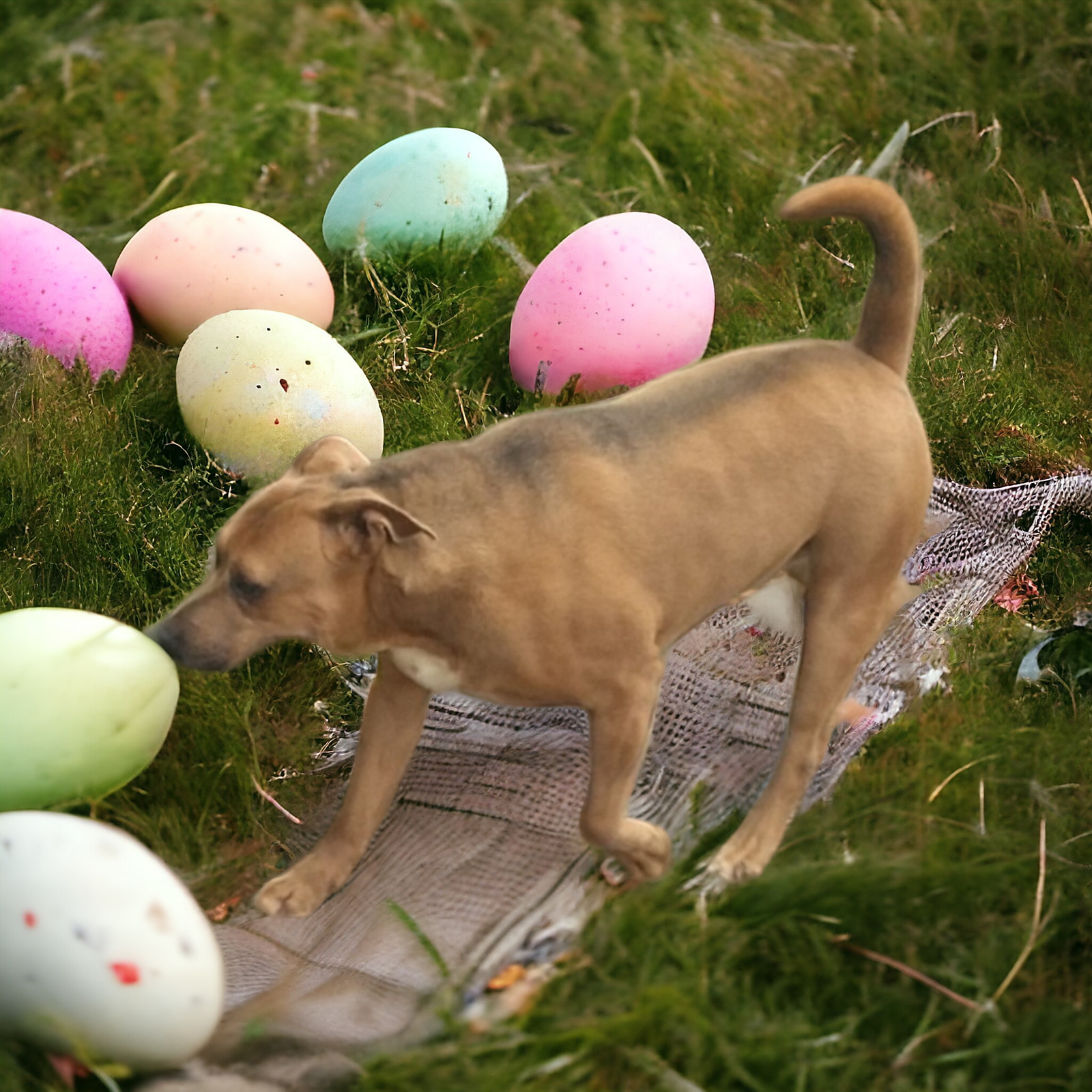 Leo- Sebastian, an adoptable Black Mouth Cur, American Staffordshire Terrier in Orange Grove, TX, 78372 | Photo Image 1