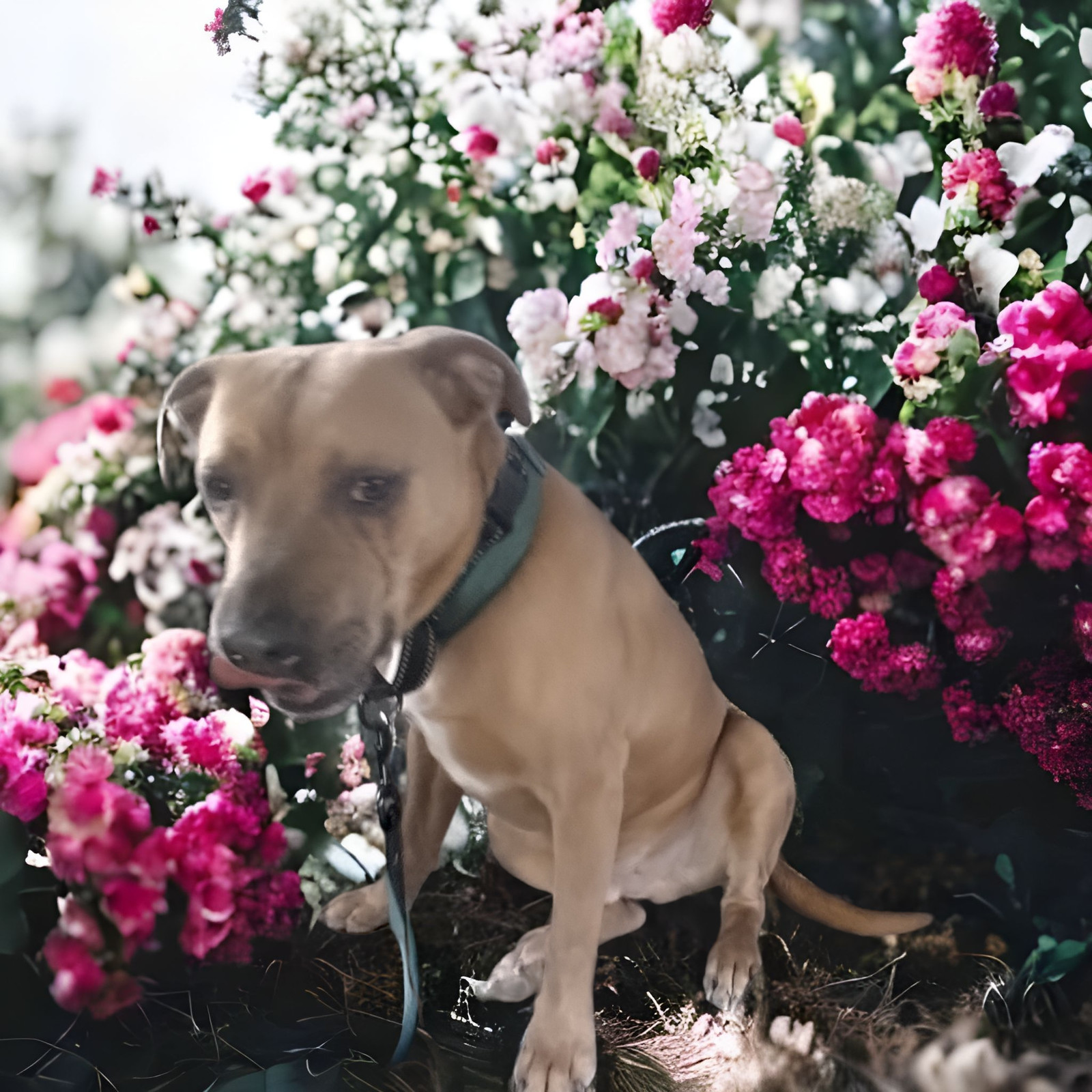 Leo- Sebastian, an adoptable Black Mouth Cur, American Staffordshire Terrier in Orange Grove, TX, 78372 | Photo Image 2