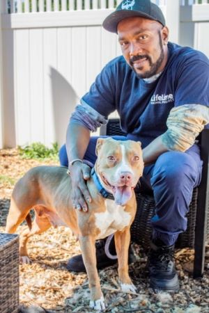 Nuvia is adjusting to the shelter Shes been timid here but we seeing signs of her improving Our p