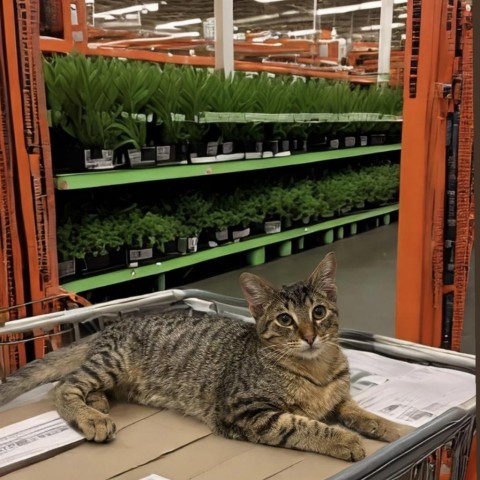 Home Depot, an adoptable Domestic Short Hair in Starkville, MS, 39760 | Photo Image 2